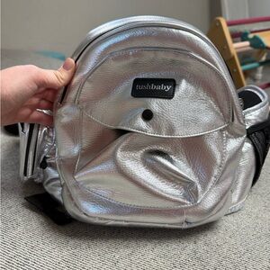 Tushbaby Silver Backpack